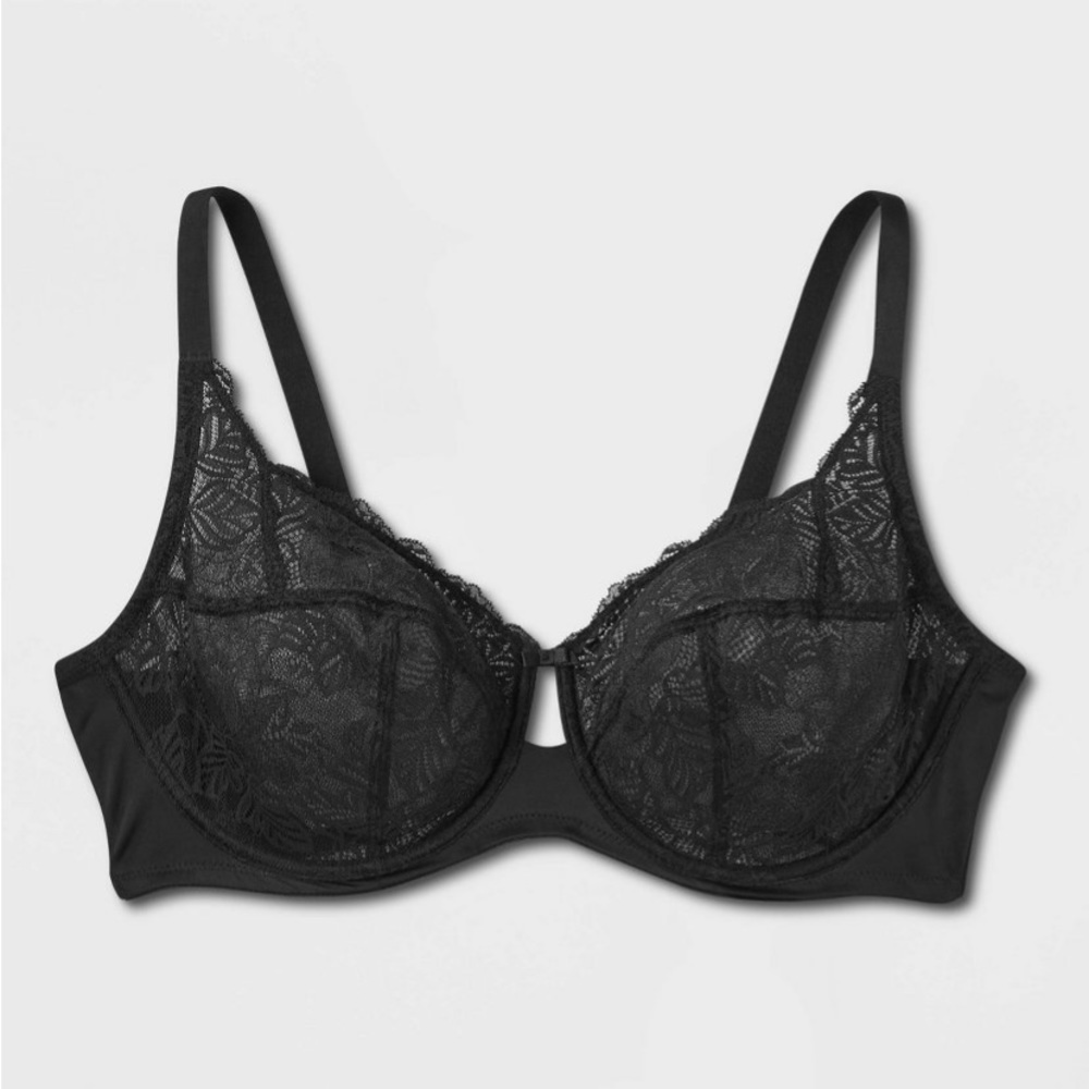 Women's Lace Unlined Bra - Auden™
Black 40DDD - Picture 5 of 11